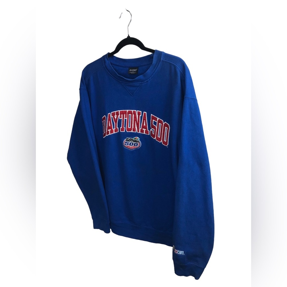 Vtg NASCAR Daytona 500 Embroidered 49th Annual ProEdge Racing Sweatshirt Large - Picture 3 of 11